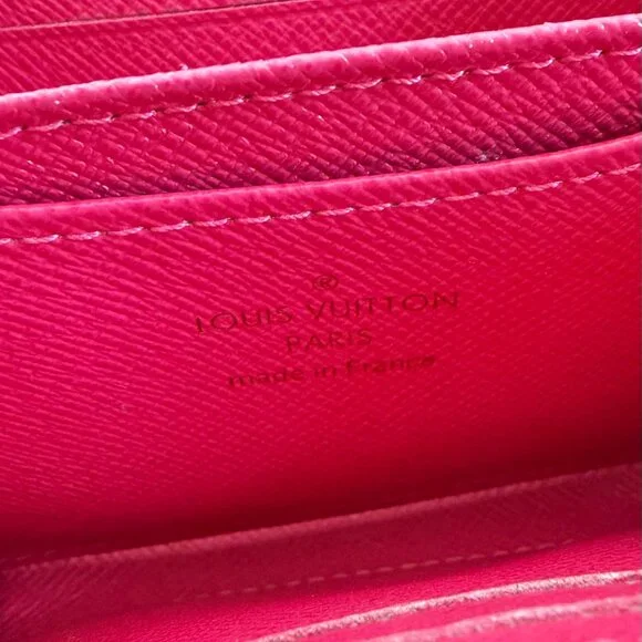 Louis Vuitton Monogram Multicolor Zippy Coin Purse Black Pink Full Set EUC - Picture 9 of 13